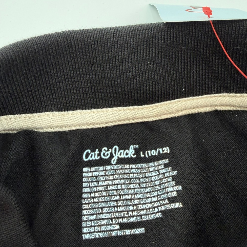 Cat & Jack Boys Shirt Bundle Polo Tank T-Shirt Graphic Size L 10/12 Multicolor - Picture 4 of 13
